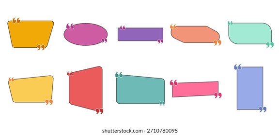 Bolhas de fala arredondadas pastel bonito para modelos de bate-papo, registro em log e adesivos digitais.
