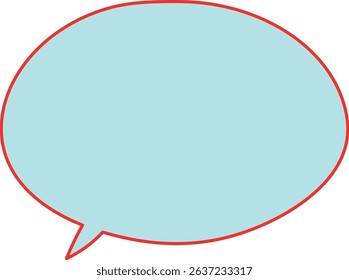 Cute Pastel Speech Bubble Vector