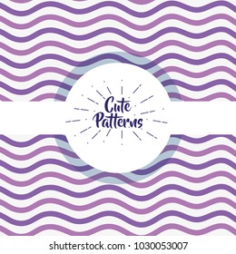 cute patern abstract geometric background design