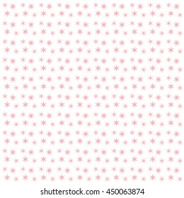 Cute pattern of colored stars on a white background
