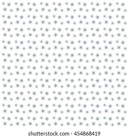 Cute pattern of colored stars on a white background