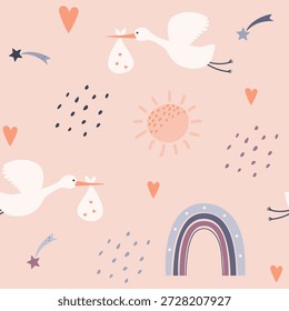 Diseño lindo del patrón para la ropa de los niños, el Fondo de pantalla y el otro