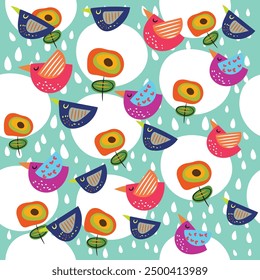Nettes Muster-Design. Perfekt für Partyeinladungen, kinderbezogene Projekte und Produktverpackungen für Kinder