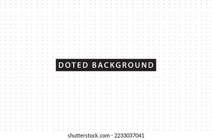 Cute pattern doted background, dot in black and white vector