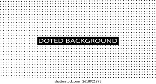 Cute pattern doted background, dot in black and white vector