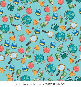Patrón lindo para los niños, patrón sin costura se puede utilizar para el Fondo de pantalla, rellenos de patrón, fondo de página de Web, texturas de superficie.