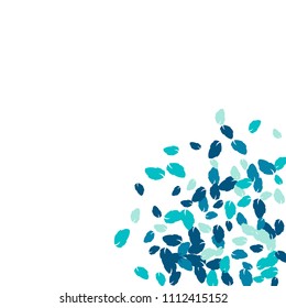 Cute  Pattern with Leaves for Greeting Card or Poster. Vector Background for Spring or Summer Design.
