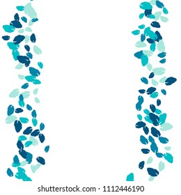 Cute  Pattern with Leaves for Greeting Card or Poster. Vector Background for Spring or Summer Design.
