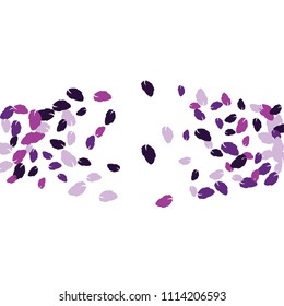 Cute  Pattern with Leaves for Greeting Card or Poster. Vector Background for Spring or Summer Design.
