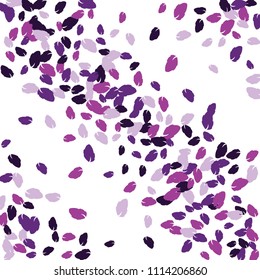 Cute  Pattern with Leaves for Greeting Card or Poster. Vector Background for Spring or Summer Design.
