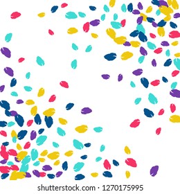 Cute  Pattern with Leaves for Greeting Card or Poster. Vector Background for Spring or Summer Design