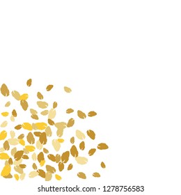 Cute  Pattern with Leaves for Greeting Card or Poster. Vector Background for Spring or Summer Design.
