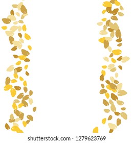 Cute  Pattern with Leaves for Greeting Card or Poster. Vector Background for Spring or Summer Design.
