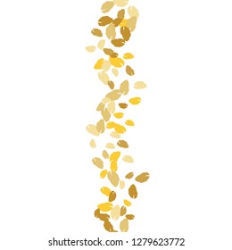 Cute  Pattern with Leaves for Greeting Card or Poster. Vector Background for Spring or Summer Design.
