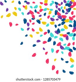 Cute  Pattern with Leaves for Greeting Card or Poster. Vector Background for Spring or Summer Design.
