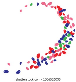 Cute  Pattern with Leaves for Greeting Card or Poster. Vector Background for Spring or Summer Design.
