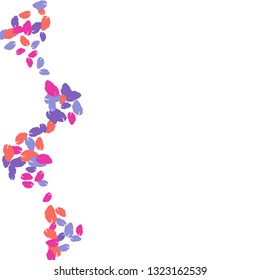Cute  Pattern with Leaves for Greeting Card or Poster. Vector Background for Spring or Summer Design.
