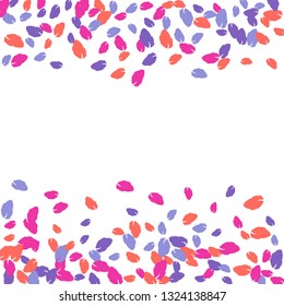 Cute  Pattern with Leaves for Greeting Card or Poster. Vector Background for Spring or Summer Design.
