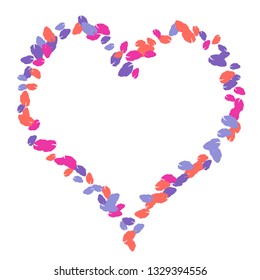 Cute  Pattern with Leaves for Greeting Card or Poster. Vector Background for Spring or Summer Design.
