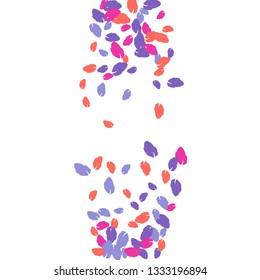Cute  Pattern with Leaves for Greeting Card or Poster. Vector Background for Spring or Summer Design.
