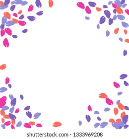 Cute  Pattern with Leaves for Greeting Card or Poster. Vector Background for Spring or Summer Design.
