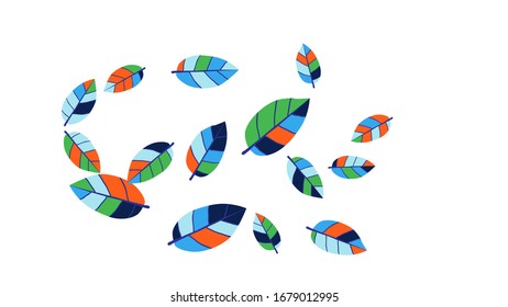 Patrón de corte con hojas para tarjeta de felicitación o afiche. Fondo vectorial para el diseño de primavera o verano.

