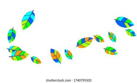 Patrón lindo con hojas para tarjeta de felicitación o afiche. Fondo vectorial para el diseño de primavera o verano.
