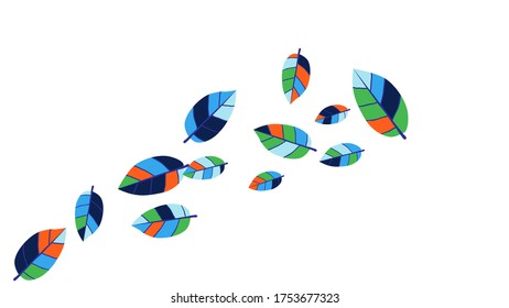 Patrón lindo con hojas para tarjeta de felicitación o afiche. Fondo vectorial para el diseño de primavera o verano.
