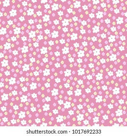 Cute pattern little flower. Elegant template for fashion prints. Vector seamless floral pattern.