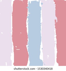 Cute pattern of messy hand drawn brush strokes, organic spots and squares. Ink and paint textures design layout. Colorful textured grungy lines isolated on white backdrop. Vector Illustration