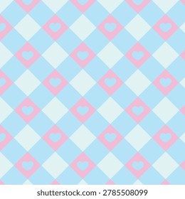 cute pattern for picnic blanket design. Pastel multicolored tartan check plaid graphic for tablecloth, oilcloth, other modern everyday spring summer fashion Easter holiday textile or paper print.