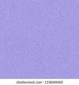 Cute pattern seamless purple from arabesques for invitations, diplomas, certificates, postcards banners. Vector image.