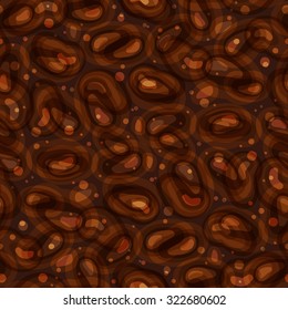 Cute pattern. Seamless texture with stones