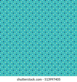 Cute pattern with simple geometric shapes. Useful for textile and interior design.