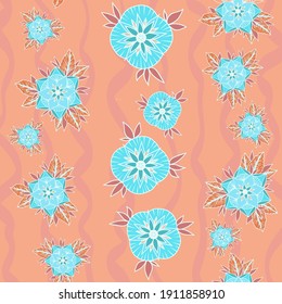 Cute pattern in small flower. Small colorful flowers. Ditsy floral background. Can be used for sticker, patch, phone case, print, poster, design, t-shirt, party