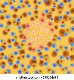 Cute pattern in small flower. Small colorful flowers. Ditsy floral background. The elegant the template for fashion prints.