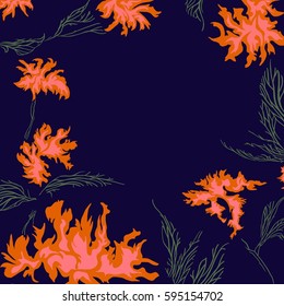 Cute pattern in small flower. Small colorful flowers. Ditsy floral background. The elegant the template for fashion prints.
