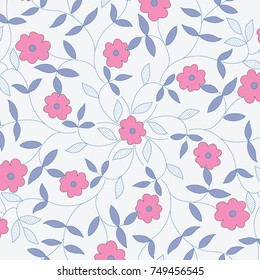 Cute pattern in small flower. Small colorful flowers. White background. Ditsy floral background. The elegant the template for fashion prints.