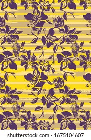Cute pattern of small flowers. Cafe floral background Stylish template for fashion prints. decor and wallpaper.