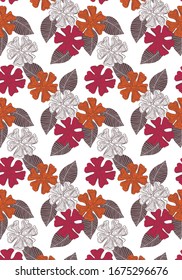 Cute pattern of small flowers. Cafe floral background Stylish template for fashion prints. decor and wallpaper.