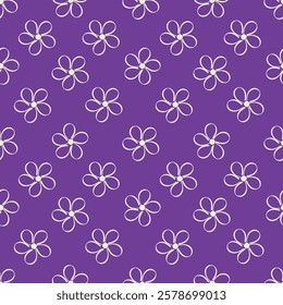 Cute pattern in small flowers. Floral seamless background for textile, wallpapers, wrapping, paper.