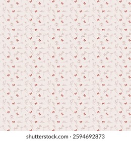  Cute pattern with small flowers pastel pink background