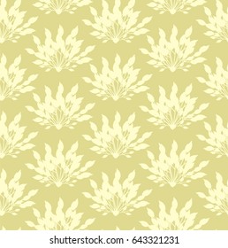 cute pattern in small wildflowers. Beige background. Ditsy floral background. The elegant the template  for fashion prints and interior design.