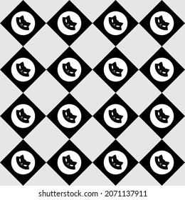 Cute pattern of stylized seals. It can be used as a pattern for fabric, on wrapping paper, textiles, on postcards, on notebooks and as a background.