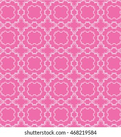 Cute patterned  pink geometric pattern.