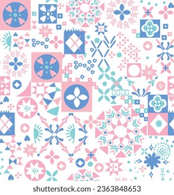 cute patterns abstract tribal texture for  girl