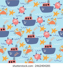 Cute patterns for children, for wallpaper, textiles, backgrounds and others