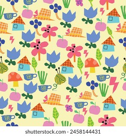 cute patterns for fabric designs, backgrounds, wallpaper, and other purposes