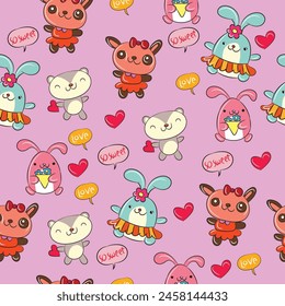 cute patterns for fabric designs, backgrounds, wallpaper, and other purposes