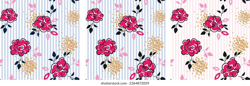 diseños lindos de flores para la chica